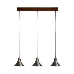Dunelm Ellis 3 Light Mesh Ceiling Fitting Black -Lava Lamp Shop 1000165069 alt04