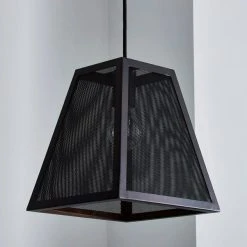 Dunelm Nala Pendant Ceiling Fitting Black -Lava Lamp Shop 1000165071 alt01