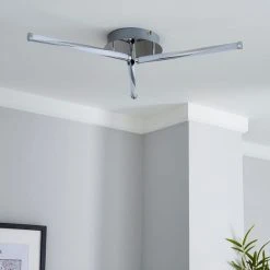 Alternative view of Dunelm Hettie 3 Light Integrated LED Ceiling Fitting
