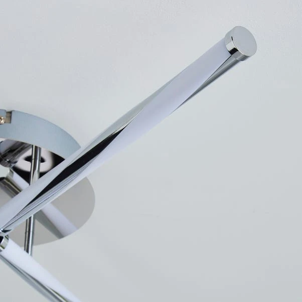 Dunelm Hettie 3 Light Integrated LED Ceiling Fitting 3 Dunelm Hettie 3 Light Integrated LED Ceiling Fitting - Image 3