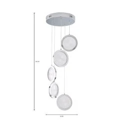 Dunelm Cora Cluster Disc 5 Light Ceiling Fitting -Lava Lamp Shop 1000169126 alt07