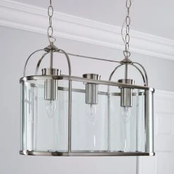 Alternative view of Dunelm Hurricane 3 Light Diner Fitting