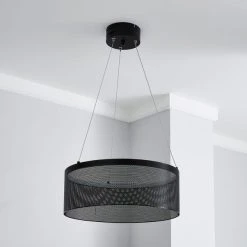 Dunelm Mesh Black LED Ceiling Fitting 7 Dunelm Mesh Black LED Ceiling Fitting -Lava Lamp Shop 1000169201 alt01