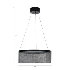 Dunelm Mesh Black LED Ceiling Fitting 11 Dunelm Mesh Black LED Ceiling Fitting -Lava Lamp Shop 1000169201 alt07