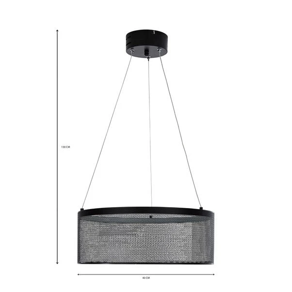 Dunelm Mesh Black LED Ceiling Fitting 6 Dunelm Mesh Black LED Ceiling Fitting - Image 6