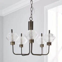 Alternative view of Dunelm Orb LED 5 Light Ceiling Fitting