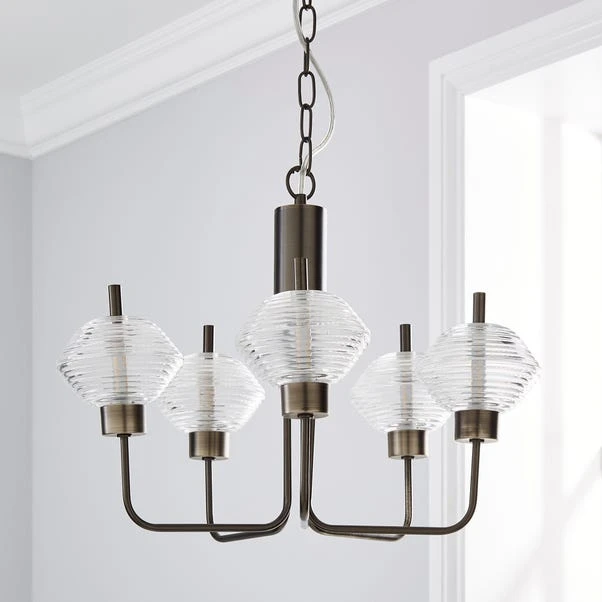 Dunelm Orb LED 5 Light Ceiling Fitting 2 Dunelm Orb LED 5 Light Ceiling Fitting - Image 2