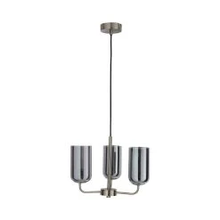 Dunelm Palazzo 3 Light Smoked Glass Chandelier 10 Dunelm Palazzo 3 Light Smoked Glass Chandelier -Lava Lamp Shop 1000169212 alt04