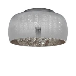 Dunelm Seychelles Smoked Flush Ceiling Fitting 10 Dunelm Seychelles Smoked Flush Ceiling Fitting -Lava Lamp Shop 1000169235 alt04