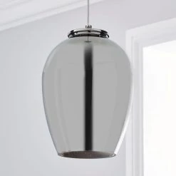 Alternative view of Dunelm Seychelles Smoked Pendant Ceiling Fitting
