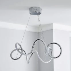 Alternative view of Dunelm Skylar Curly LED Ceiling Fitting