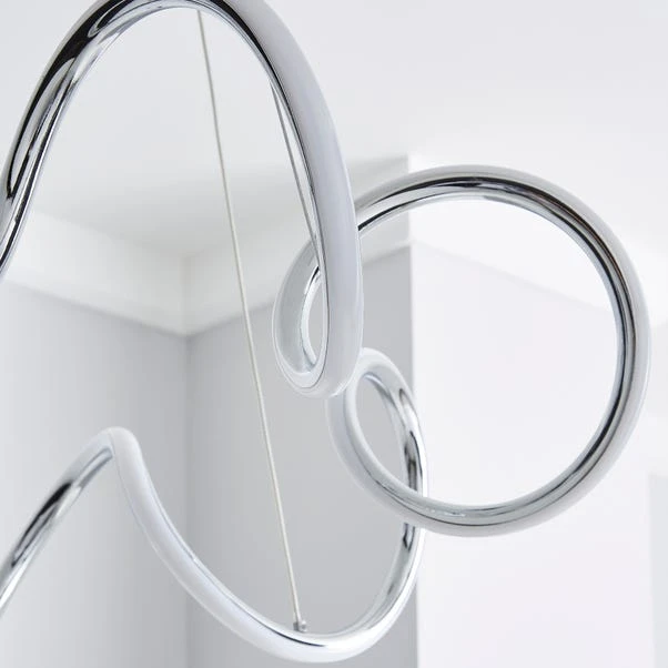 Dunelm Skylar Curly LED Ceiling Fitting 3 Dunelm Skylar Curly LED Ceiling Fitting - Image 3
