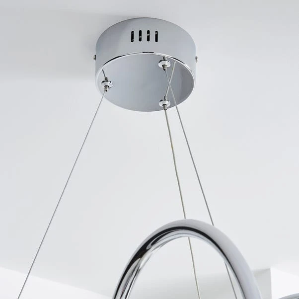 Dunelm Skylar Curly LED Ceiling Fitting 4 Dunelm Skylar Curly LED Ceiling Fitting - Image 4