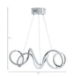 Dunelm Skylar Curly LED Ceiling Fitting 11 Dunelm Skylar Curly LED Ceiling Fitting -Lava Lamp Shop 1000169238 alt07
