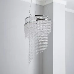 Alternative view of Dunelm Spiro LED Spiral Ceiling Fitting