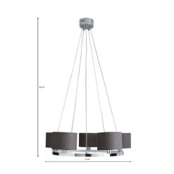 Dunelm Talinn Dual Lit Integrated LED Ceiling Fitting -Lava Lamp Shop 1000169242 alt07