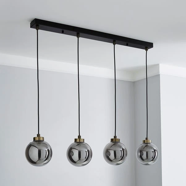 Dunelm Tanner 4 Light Hanging Bar 2 Dunelm Tanner 4 Light Hanging Bar - Image 2