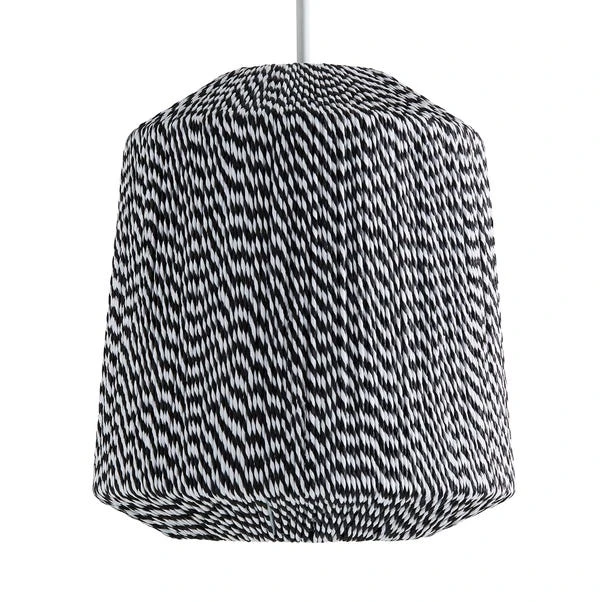 Dunelm Victor Black And White String Easy Fit Pendant 4 Dunelm Victor Black And White String Easy Fit Pendant - Image 4