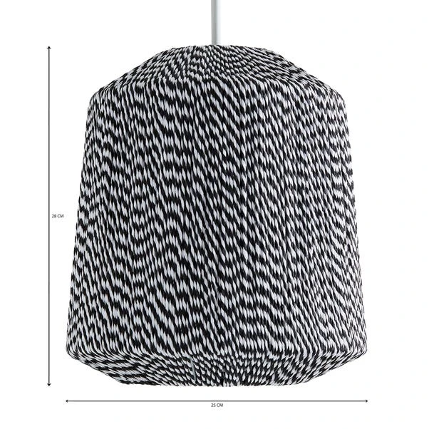 Dunelm Victor Black And White String Easy Fit Pendant 5 Dunelm Victor Black And White String Easy Fit Pendant - Image 5