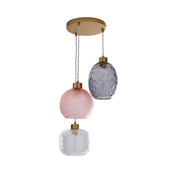 Dunelm Elodie Glass Cluster Multicoloured Ceiling Fitting 5 Dunelm Elodie Glass Cluster Multicoloured Ceiling Fitting - Image 5