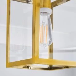 Dunelm London Bathroom Ceiling Fitting Brushed Gold -Lava Lamp Shop 1000182549 alt02
