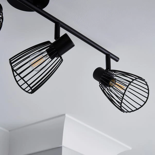 Elements Jaula 4 Light Spotlight Bar Black 3 Elements Jaula 4 Light Spotlight Bar Black - Image 3