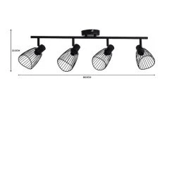 Elements Jaula 4 Light Spotlight Bar Black 11 Elements Jaula 4 Light Spotlight Bar Black -Lava Lamp Shop 1000182572 alt07