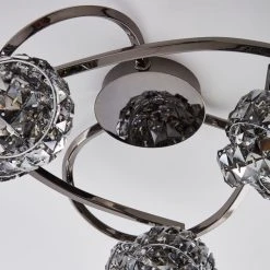 Dunelm Cecilie Ceiling Fitting Dark Chrome 9 Dunelm Cecilie Ceiling Fitting Dark Chrome -Lava Lamp Shop 1000182582 alt03