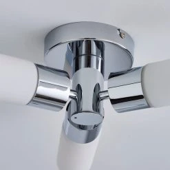 Dunelm Porto 3 Light Bathroom Flush Fitting Chrome -Lava Lamp Shop 1000182586 alt03
