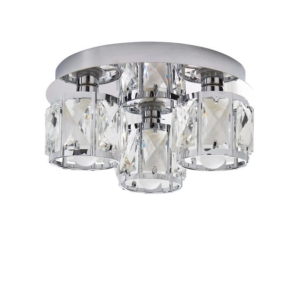 Dunelm Kylie Bathroom 3 Light Flush Fitting 5 Dunelm Kylie Bathroom 3 Light Flush Fitting - Image 5