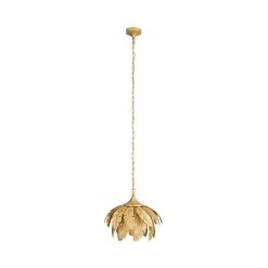 Dunelm Farrah Palm Leaf Ceiling Fitting Gold -Lava Lamp Shop 1000182784 alt05