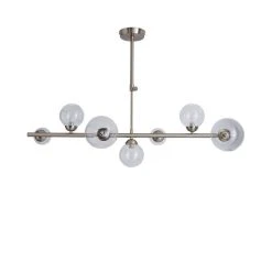 Dunelm Tarsia Glass Ceiling Fitting Satin Nickel 10 Dunelm Tarsia Glass Ceiling Fitting Satin Nickel -Lava Lamp Shop 1000182791 alt05