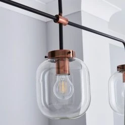 Elements Dayo 3 Light Bar Ceiling Fitting -Lava Lamp Shop 1000182800 alt02