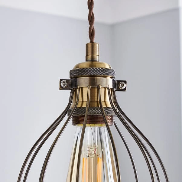 Dunelm Charlie Industrial Bulb Cage 3 Dunelm Charlie Industrial Bulb Cage - Image 3
