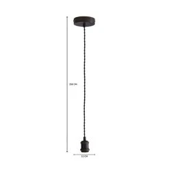 Dunelm Charlie Industrial Flex Fitting -Lava Lamp Shop 1000182918 alt07