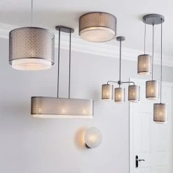 Dunelm Vienna Easy Fit Pendant 30cm -Lava Lamp Shop 1000182959 alt08
