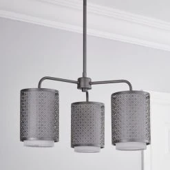 Alternative view of Dunelm Vienna 3 Light Ceiling Fitting