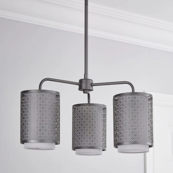 Dunelm Vienna 3 Light Ceiling Fitting 2 Dunelm Vienna 3 Light Ceiling Fitting - Image 2