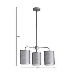 Dunelm Vienna 3 Light Ceiling Fitting 11 Dunelm Vienna 3 Light Ceiling Fitting -Lava Lamp Shop 1000182960 alt07