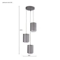 Dunelm Vienna Cluster Ceiling Fitting -Lava Lamp Shop 1000182961 alt07