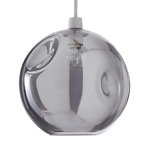 Dunelm Alexis Glass Easy-Fit Pendant 25cm 4 Dunelm Alexis Glass Easy-Fit Pendant 25cm - Image 4