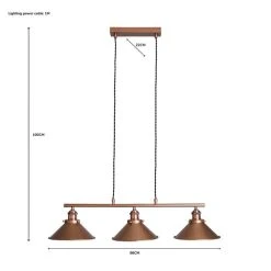 Dunelm Logan 3 Light Diner Ceiling Fitting 11 Dunelm Logan 3 Light Diner Ceiling Fitting -Lava Lamp Shop 1000183031 alt07