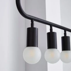 Dunelm Bradford Ceiling Fitting Matt Black 8 Dunelm Bradford Ceiling Fitting Matt Black -Lava Lamp Shop 1000183035 alt02