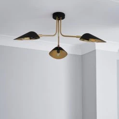 Dunelm Savona 3 Light Ceiling Fitting Black 7 Dunelm Savona 3 Light Ceiling Fitting Black -Lava Lamp Shop 1000183099 alt01