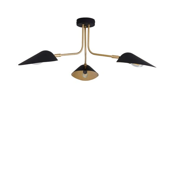 Dunelm Savona 3 Light Ceiling Fitting Black 5 Dunelm Savona 3 Light Ceiling Fitting Black - Image 5