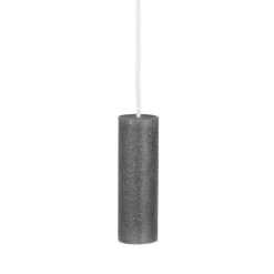 Dunelm Grey Resin Light Pull