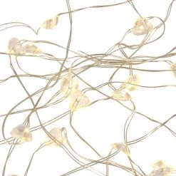 Dunelm Acrylic Hearts 50 Light String Lights