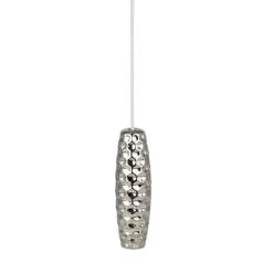 Dunelm Silver Hammered Light Pull