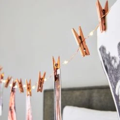 Dunelm Photo Peg 16 Copper String Lights