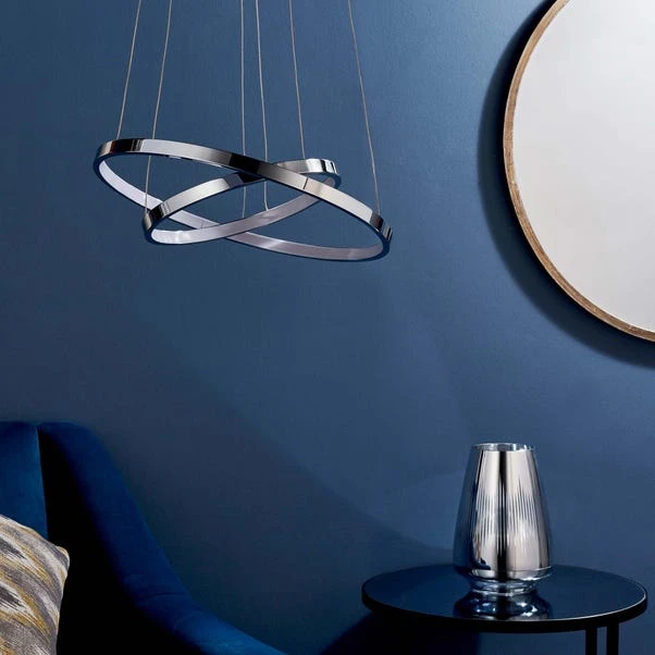 Vogue Lighting Vogue Kline 2 Light Integrated LED Hoops Ceiling Fitting 2 Vogue Lighting Vogue Kline 2 Light Integrated LED Hoops Ceiling Fitting - Image 2